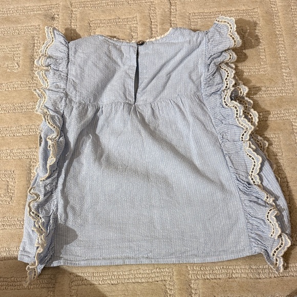 Love Made Blue Ruffle Top - Picture 4 of 5